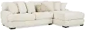 Hendrix Ivory 2 Piece Sectional