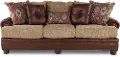 Laramie Two-Tone Brown Sofa