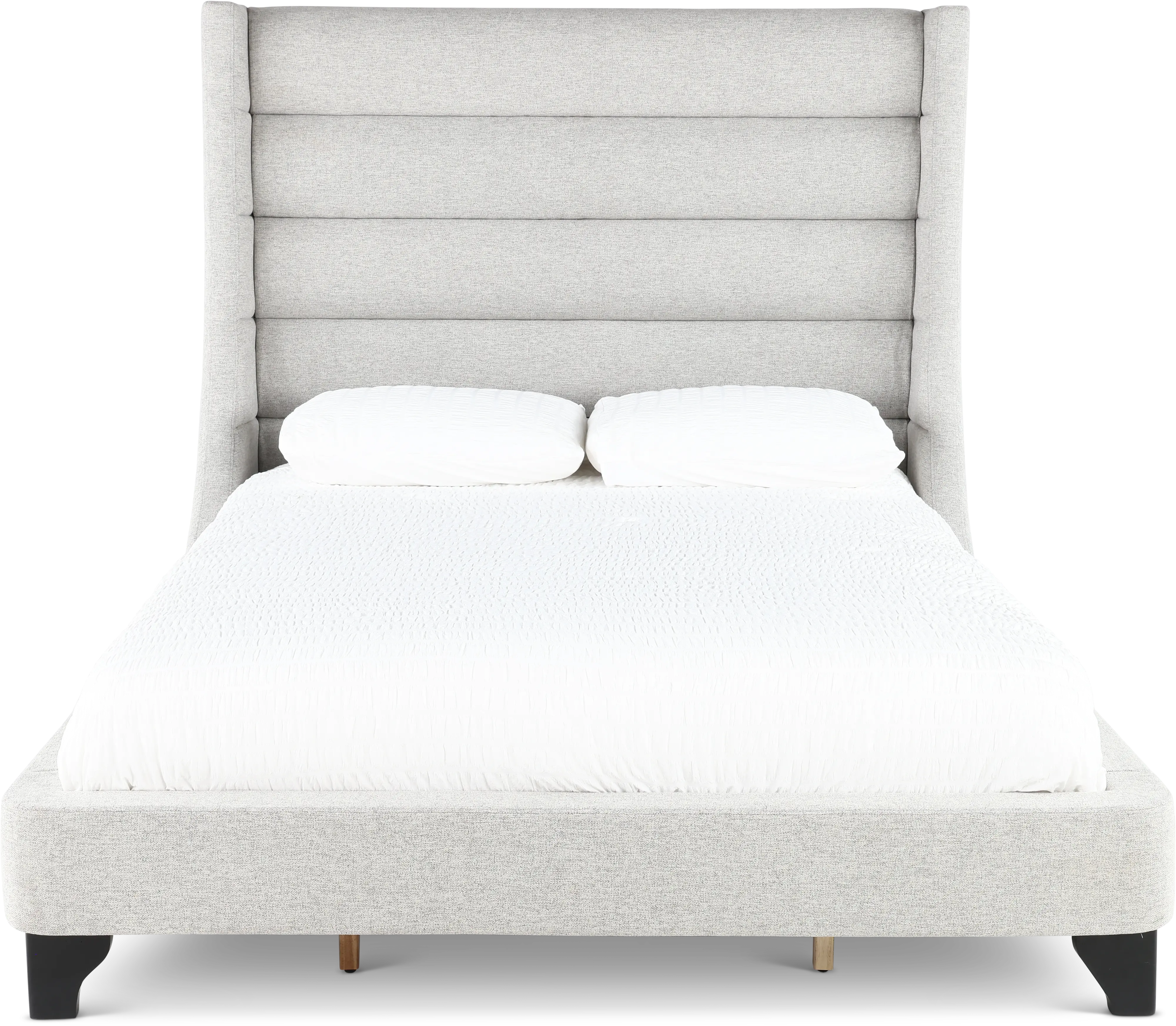 Jacob Gray Queen Upholstered Bed-4