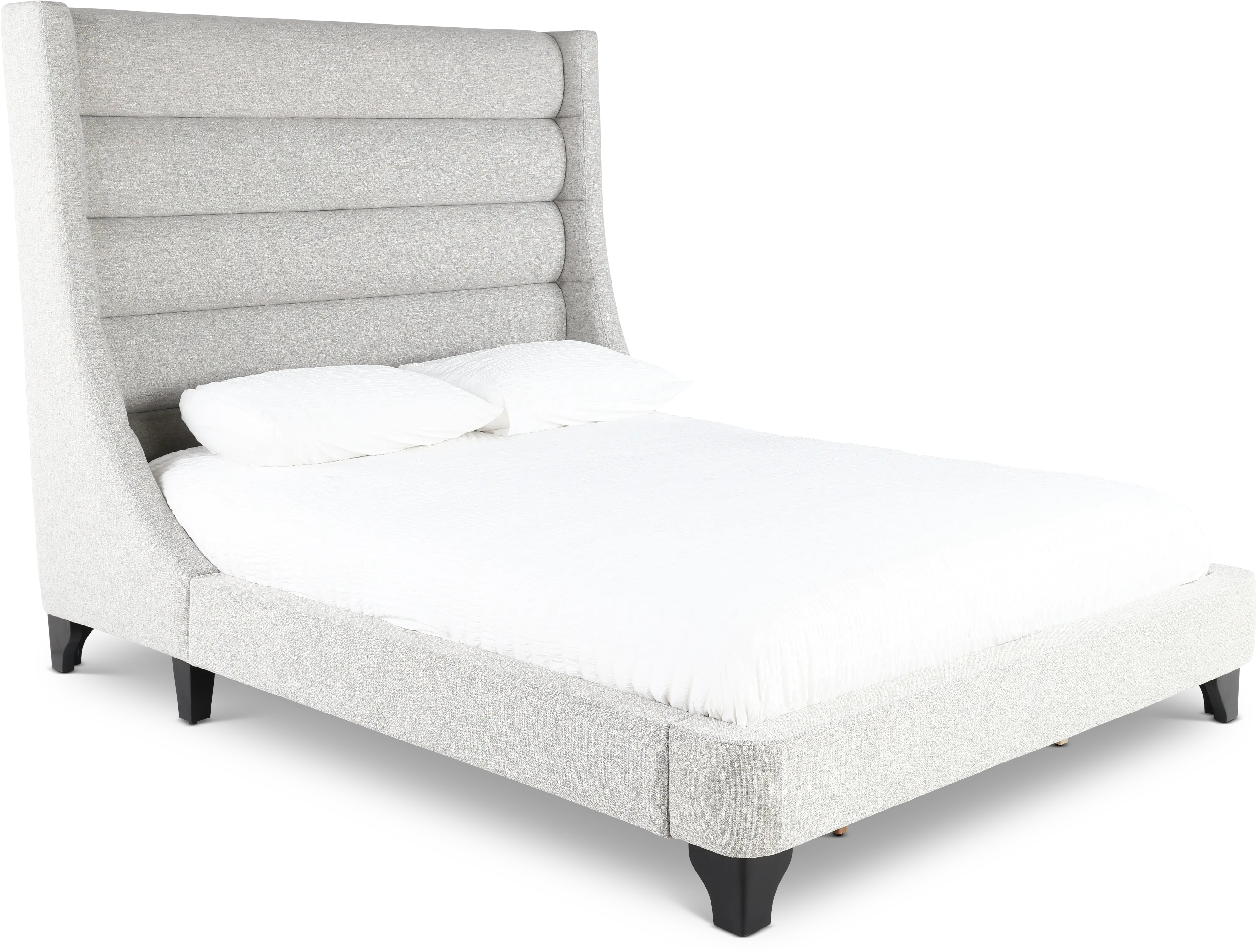 Jacob Gray King Upholstered Bed-1