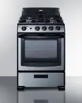 Summit 24 Gas Range - Stainless Steel