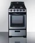 Summit 20 Gas Range - Stainless Steel