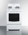 Summit 24  Electric Coil Range - White