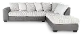 Clairette Two-Tone Gray 2 Piece Sectional