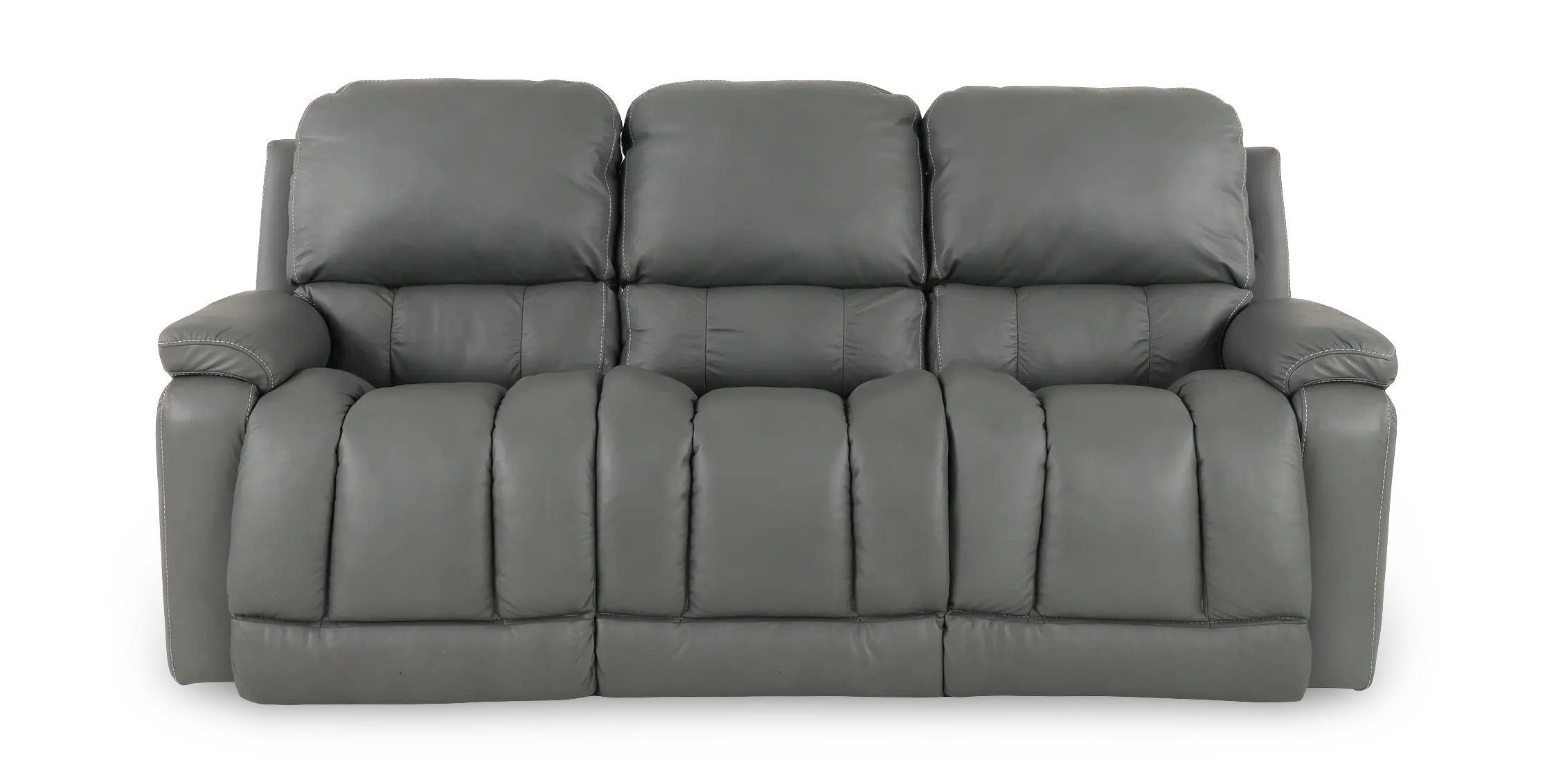 X44-530/W2/LB193056 Greyson Blue-Gray Power Reclining Sofa with Headrest and Lumbar-1