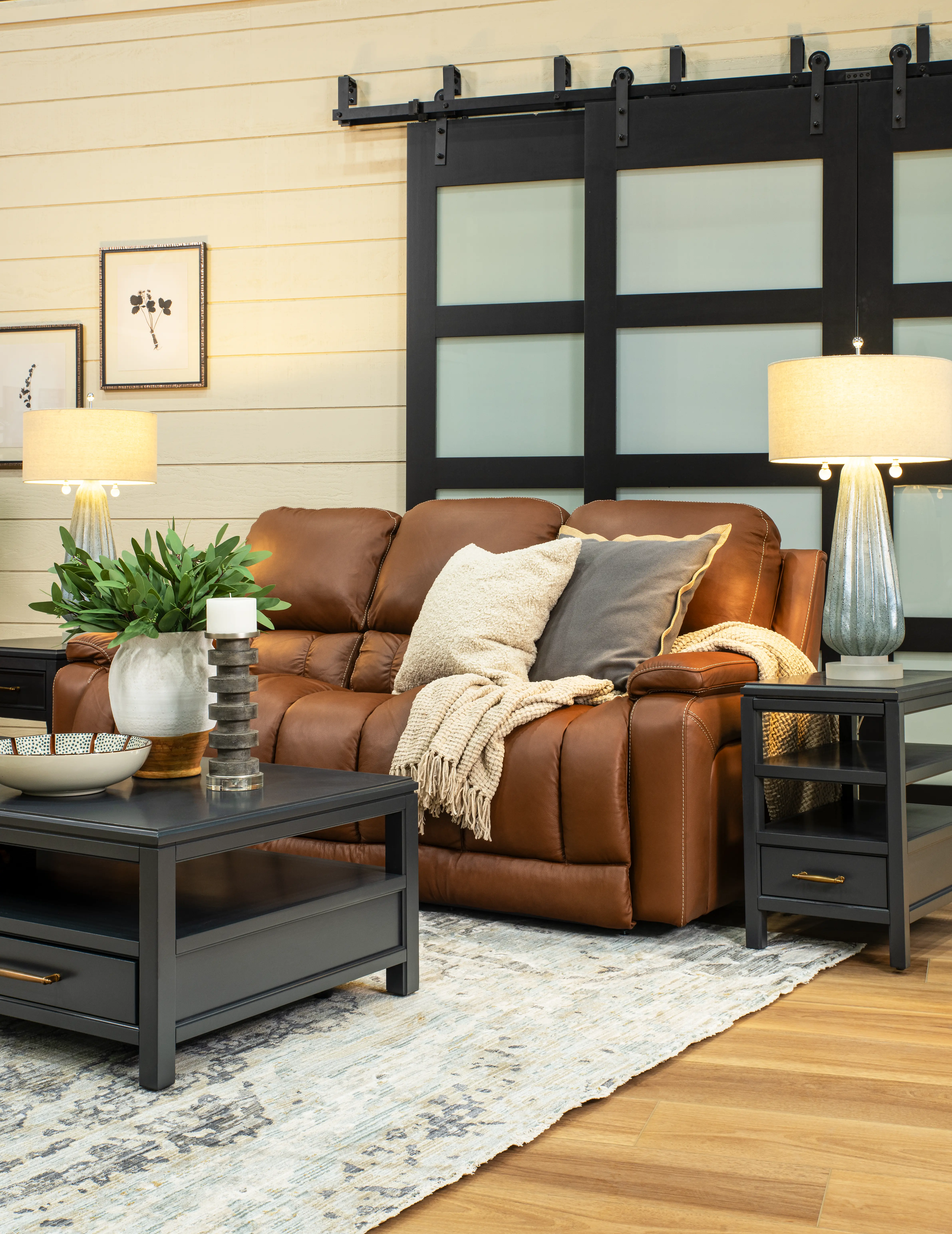 X44-530/W2/LB193077 Greyson Caramel Power Reclining Sofa with Headrest and Lumbar-9