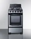 Summit 20  Electric Coil Range - Stainless Steel