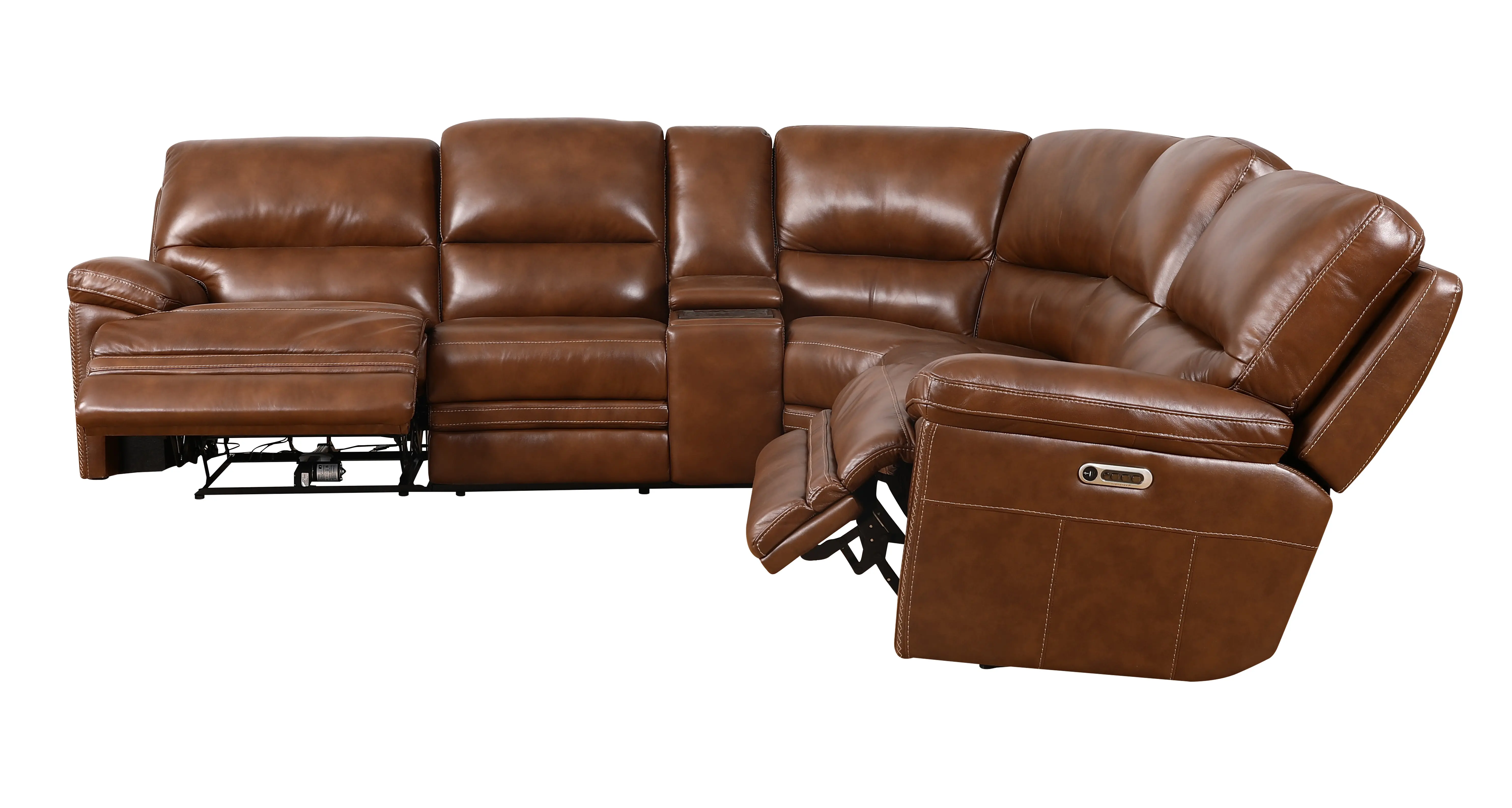David Brown 6-Piece Power Reclining Sectional with Power Headrest and Lumbar-5