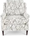 Birdie Drumbeat White Accent Chair