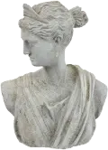 Greek Woman Statue Sculpture