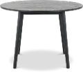 Willa Black Round Dining Table