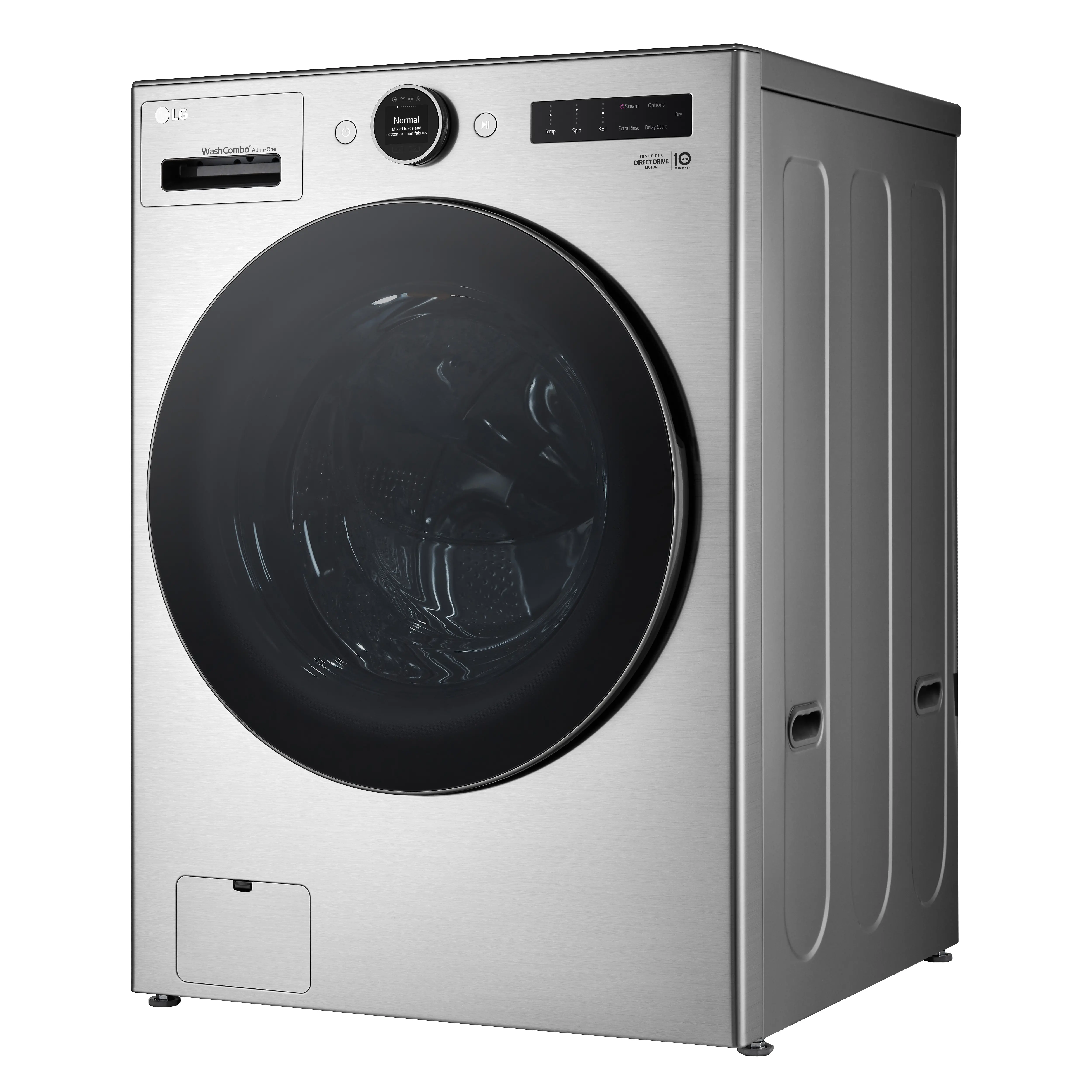 WM6998HVA LG 5.0 Cu Ft WashCombo™ All-in-One Washer-Dryer Combo - Graphite Steel-8