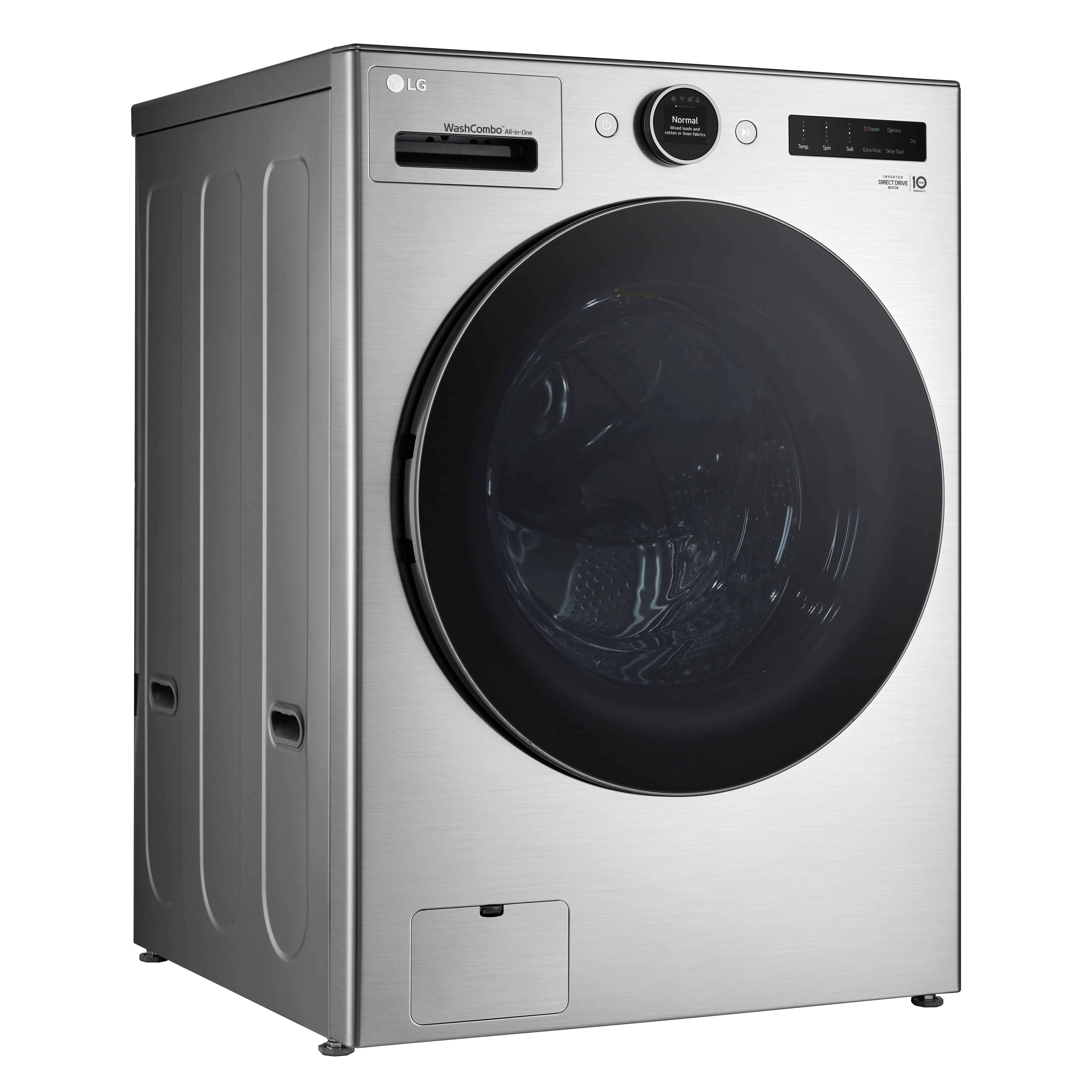 WM6998HVA LG 5.0 Cu Ft WashCombo™ All-in-One Washer-Dryer Combo - Graphite Steel-9