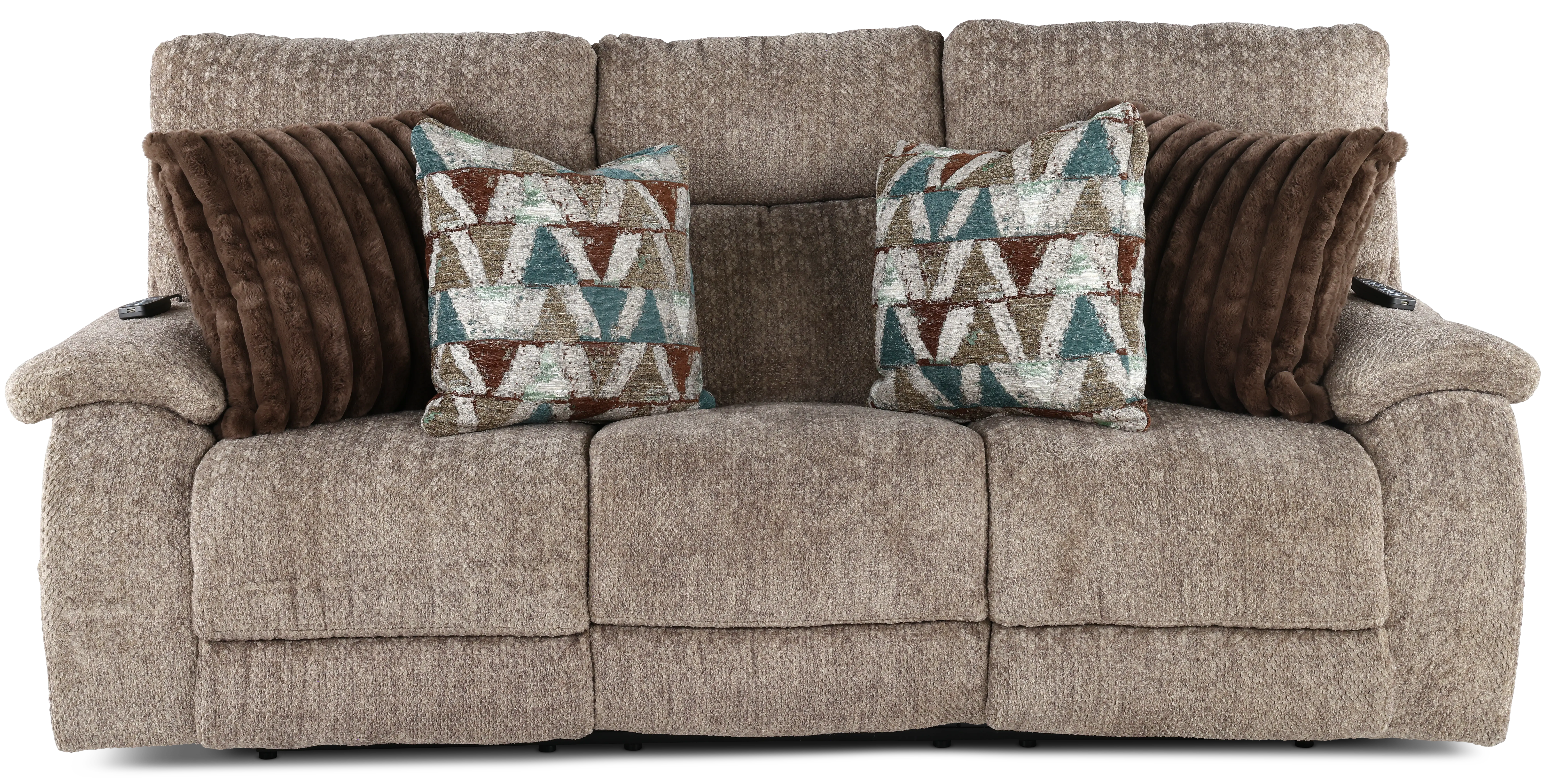 762821/1963-19 Joya Mushroom Tan Power Reclining Sofa with Heat and Massage-1