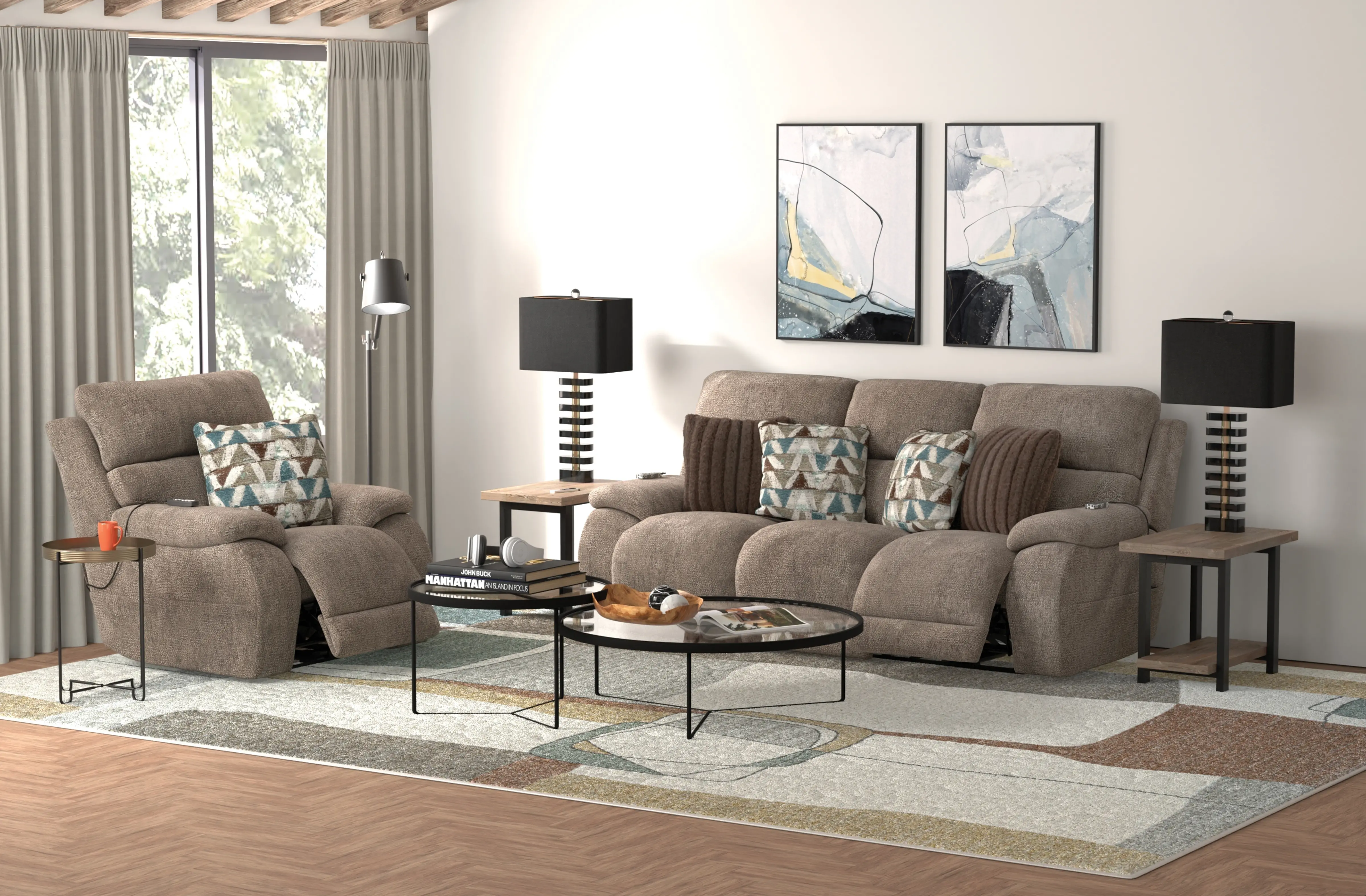762821/1963-19 Joya Mushroom Tan Power Reclining Sofa with Heat and Massage-13