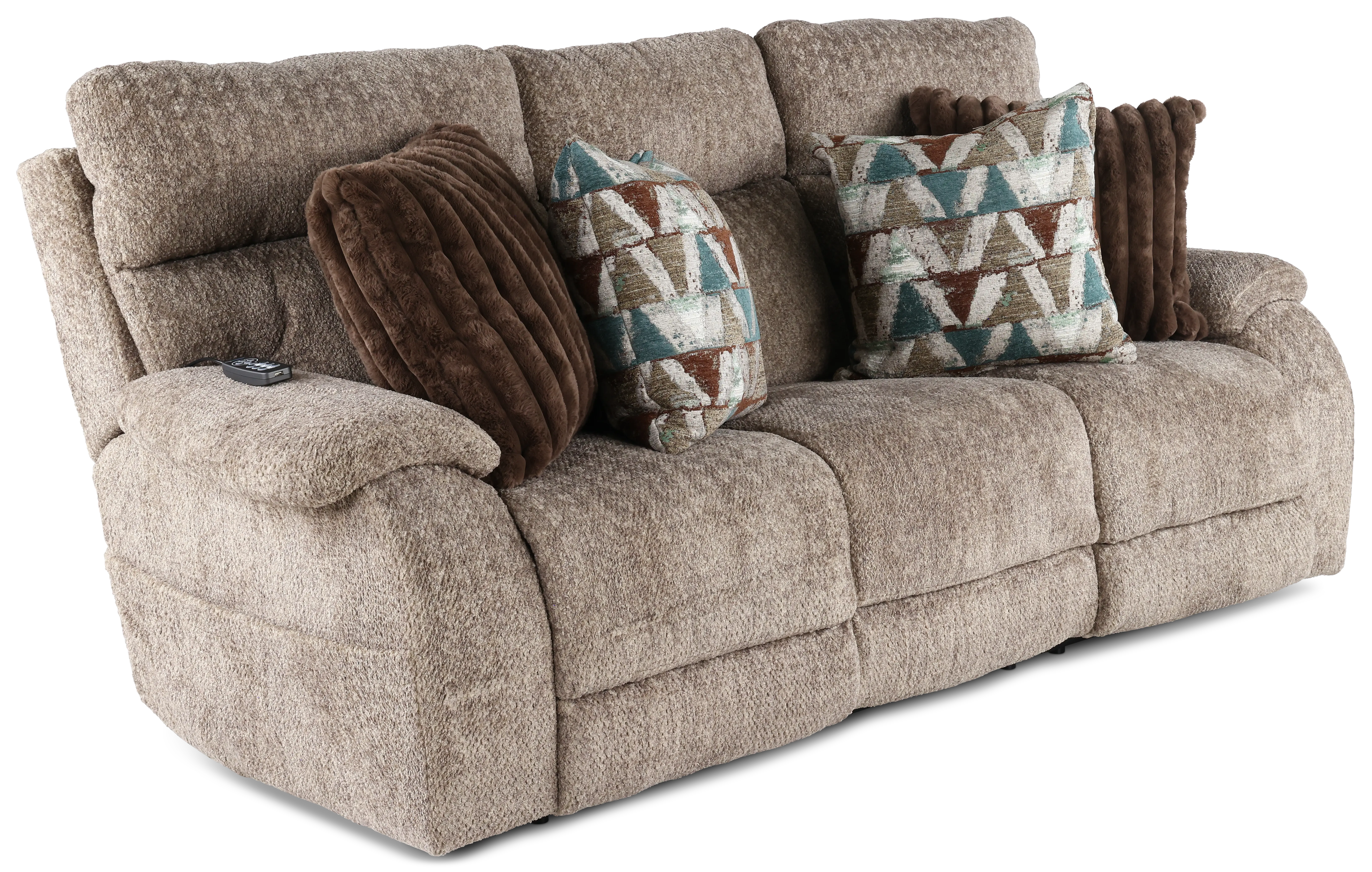 762821/1963-19 Joya Mushroom Tan Power Reclining Sofa with Heat and Massage-4