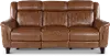 Kimball Caramel Power Reclining Sofa