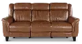 Kimball Caramel Power Reclining Sofa