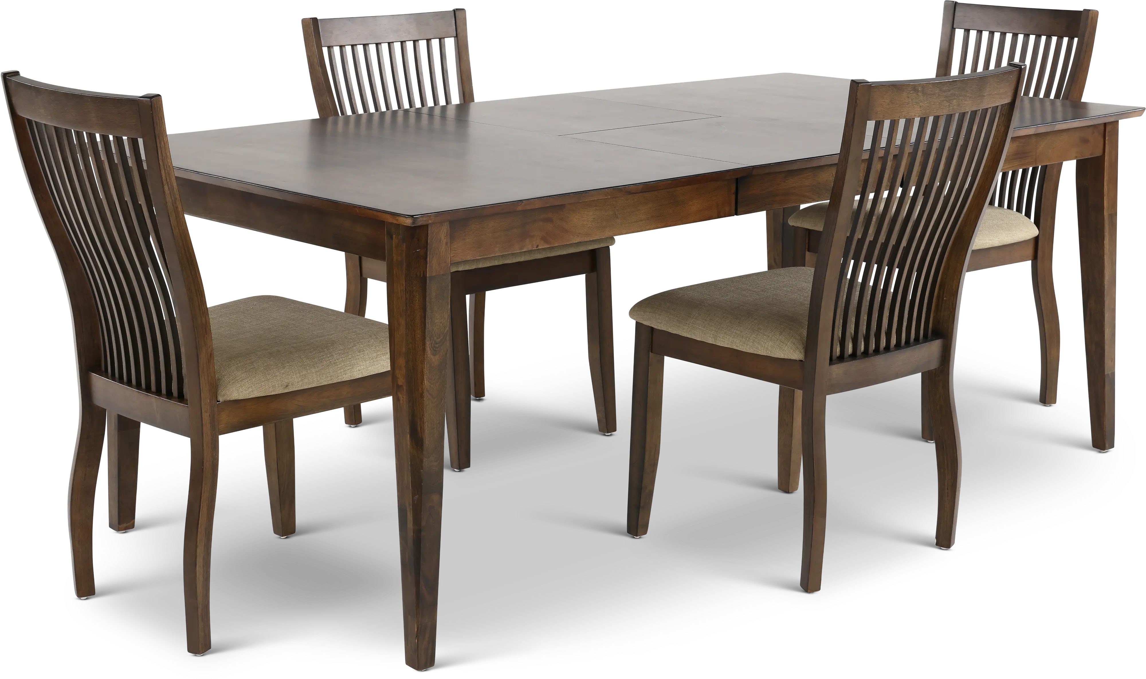 Zoey Brown 5 Piece Dining Room Set-1