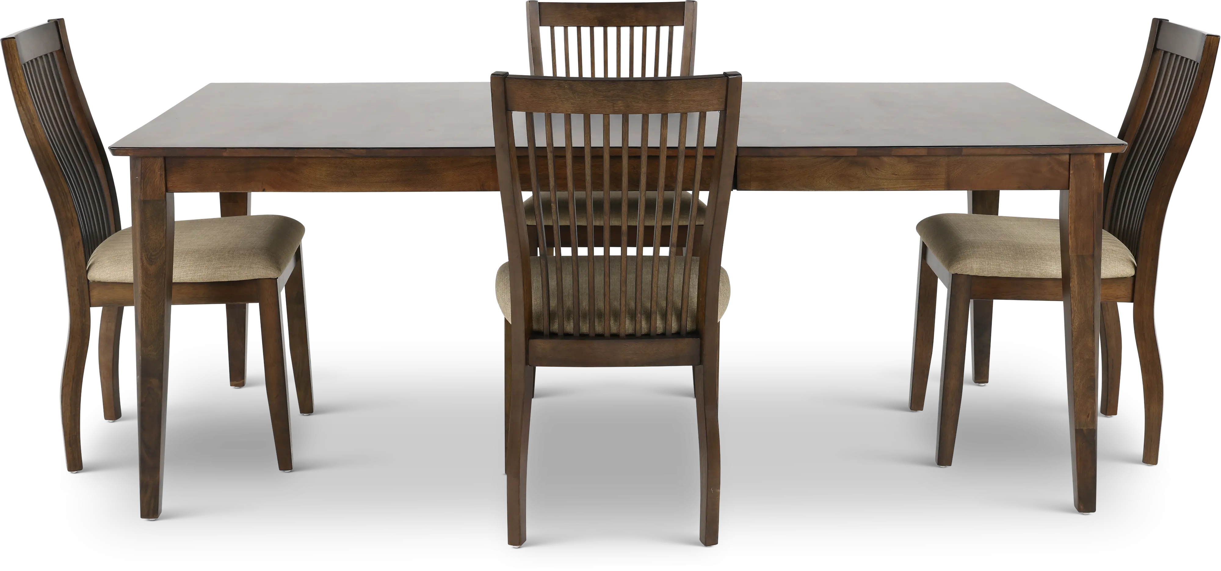 Zoey Brown 5 Piece Dining Room Set-2