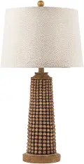 KUL-001 29 Brown and Linen Table Lamp