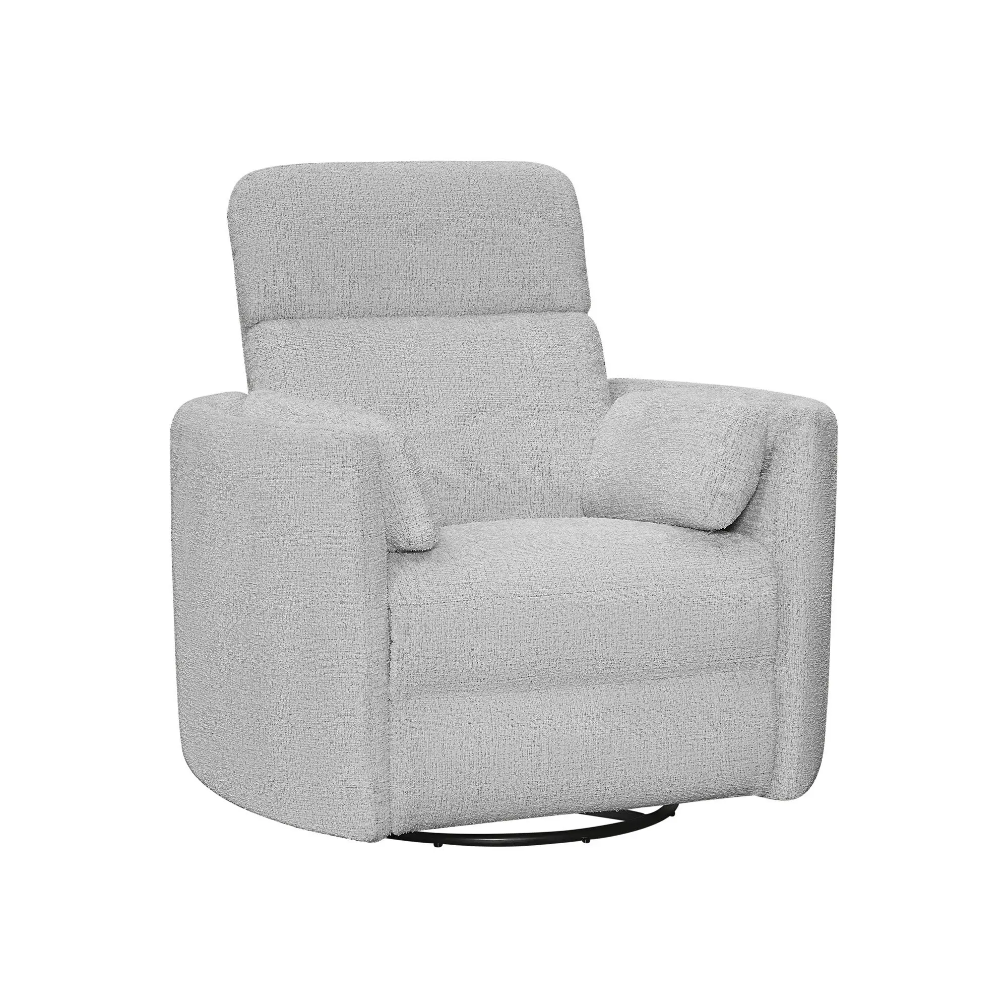 McCartney Linen Swivel Glider Power Recliner-1