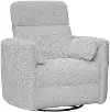 McCartney Linen Swivel Glider Power Recliner