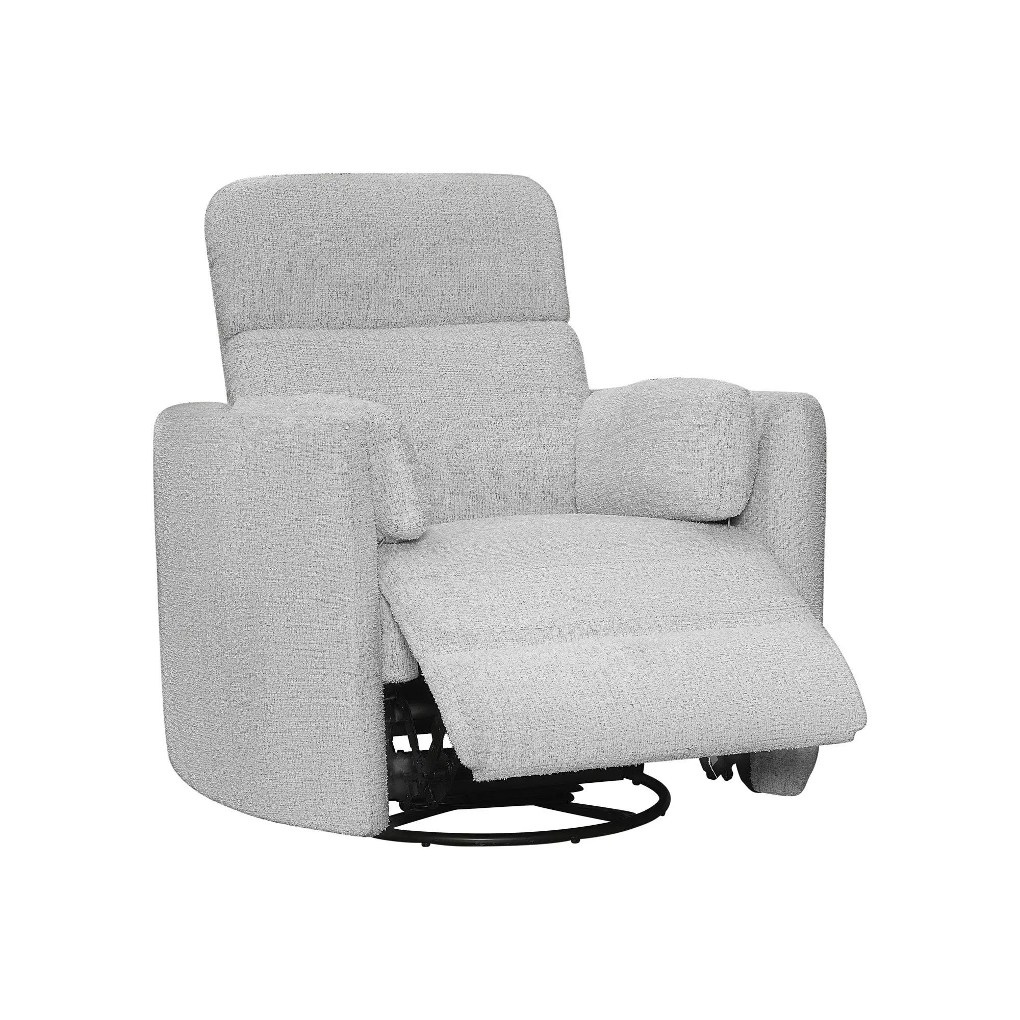 McCartney Linen Swivel Glider Power Recliner-4
