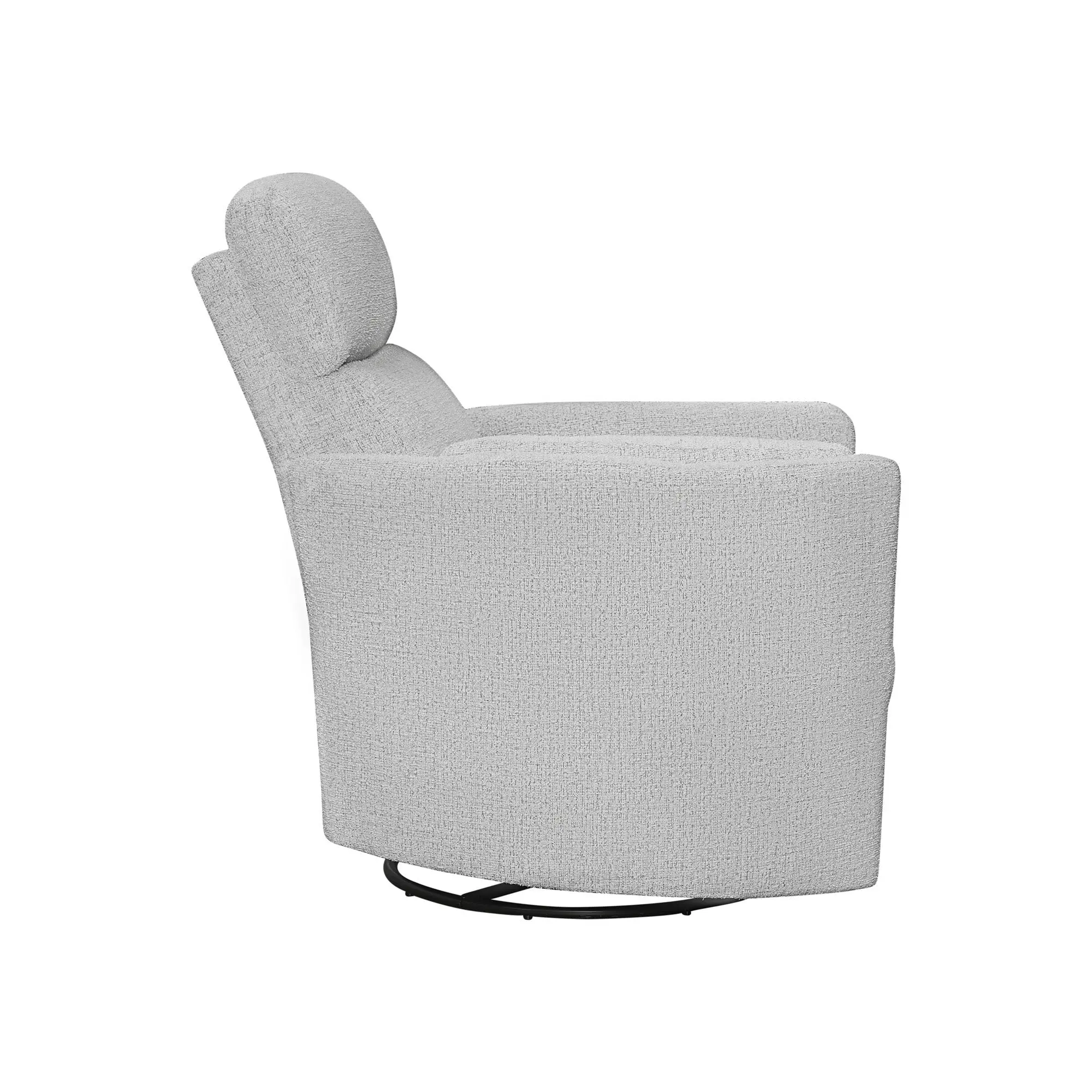 McCartney Linen Swivel Glider Power Recliner-5