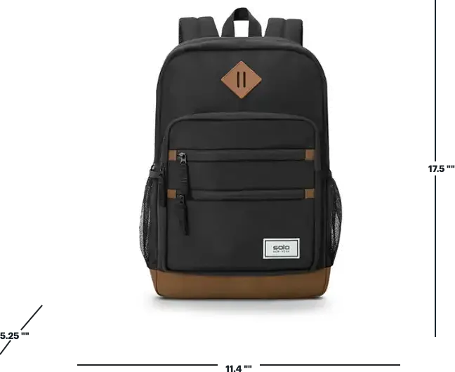 UBN795-4 Solo Re:fresh 15.6 Backpack - Black-3