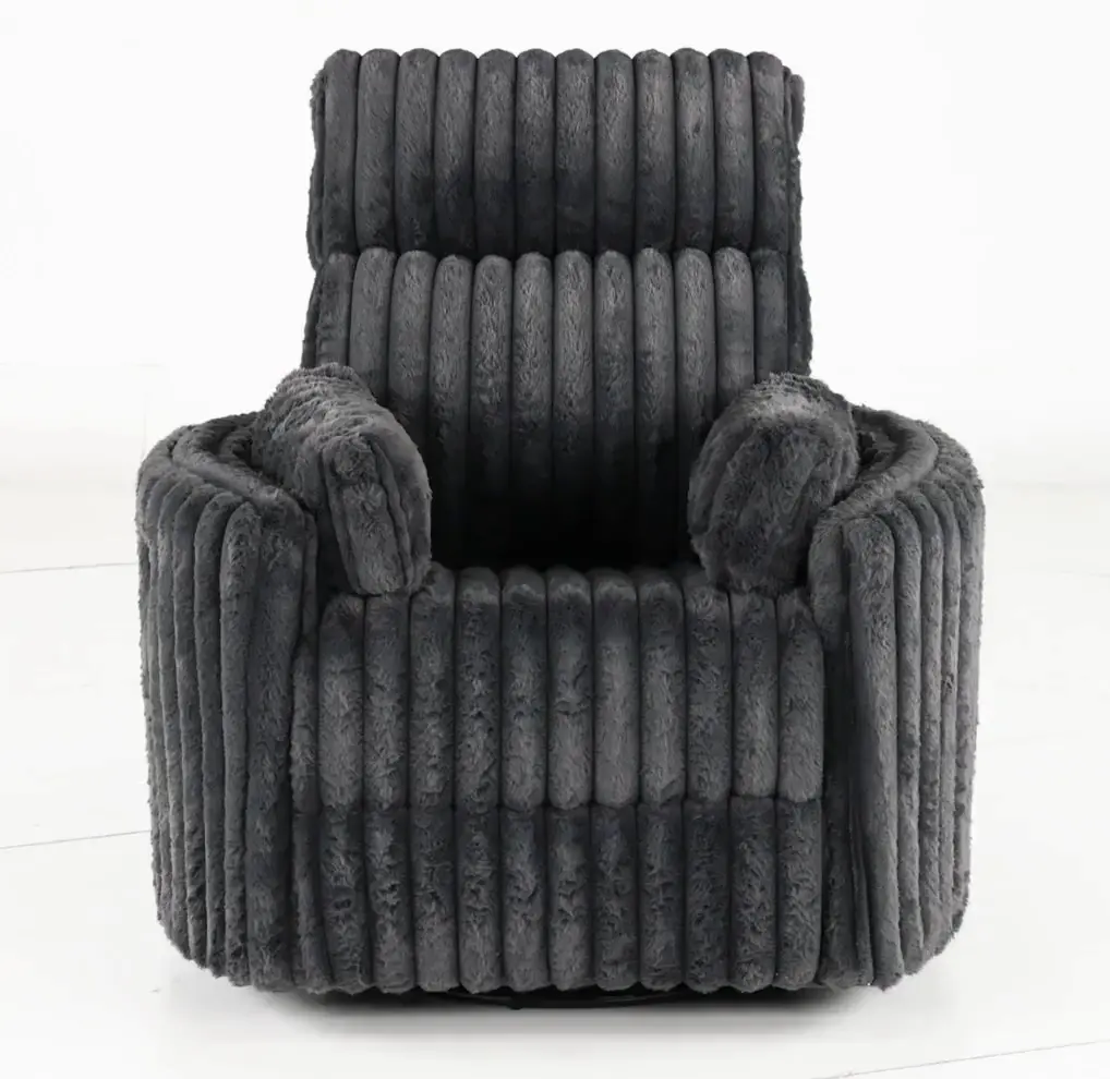 Mondo Avendio Gunmetal Swivel Recliner-5