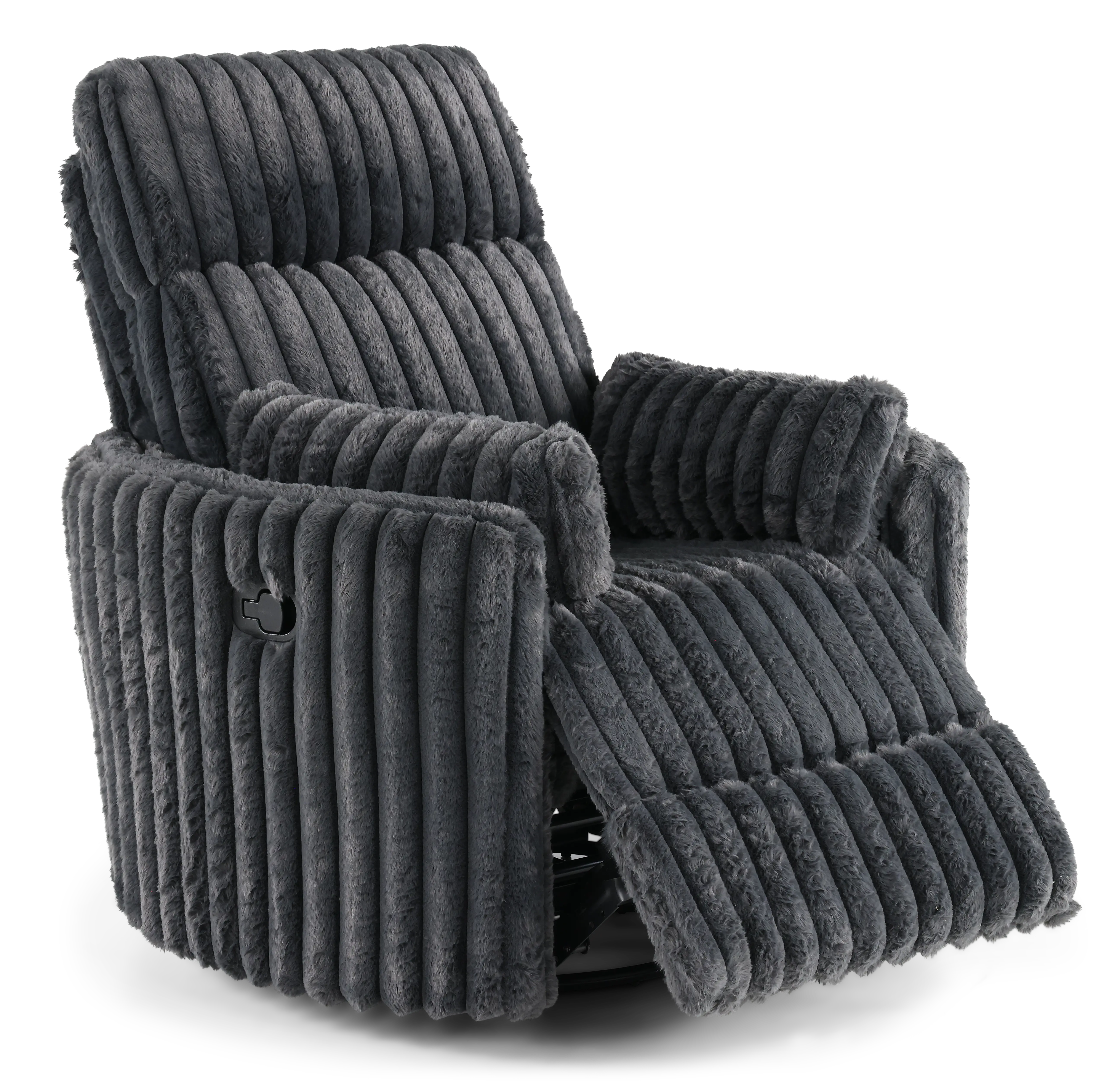 Mondo Avendio Gunmetal Swivel Recliner-6
