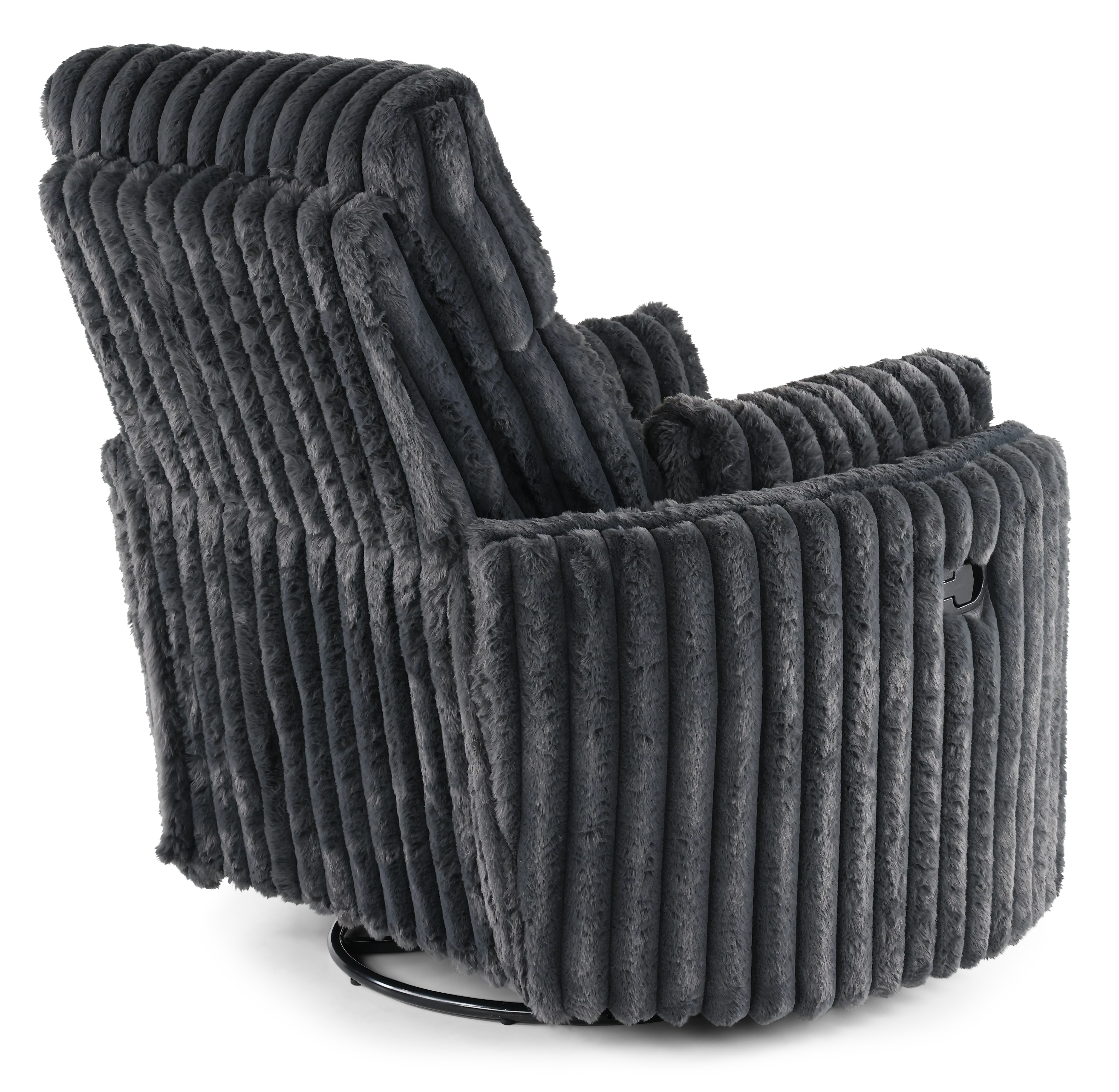 Mondo Avendio Gunmetal Swivel Recliner-8