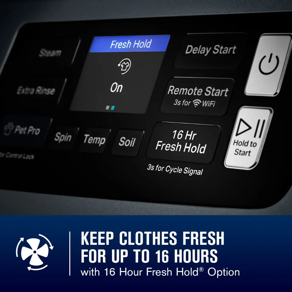 MFW7020RF Maytag 5.0 Cu Ft Smart Pet Pro Front Load Washer - Midnight Steel-10