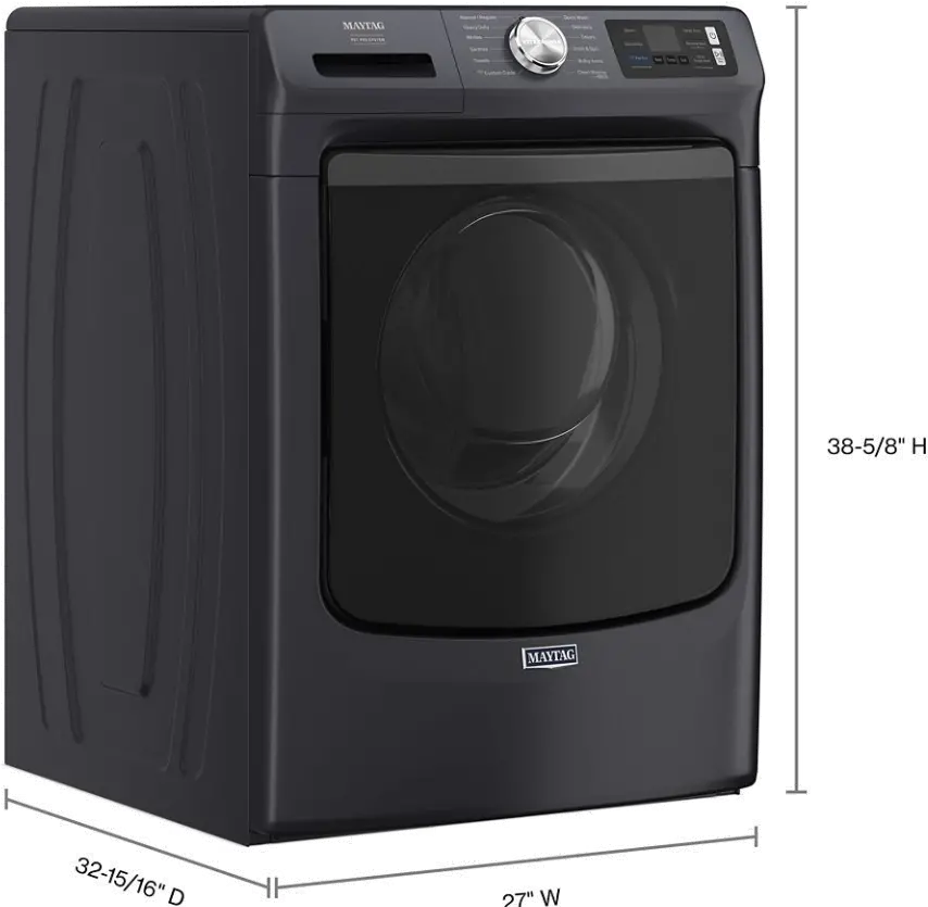 MFW7020RF Maytag 5.0 Cu Ft Smart Pet Pro Front Load Washer - Midnight Steel-3