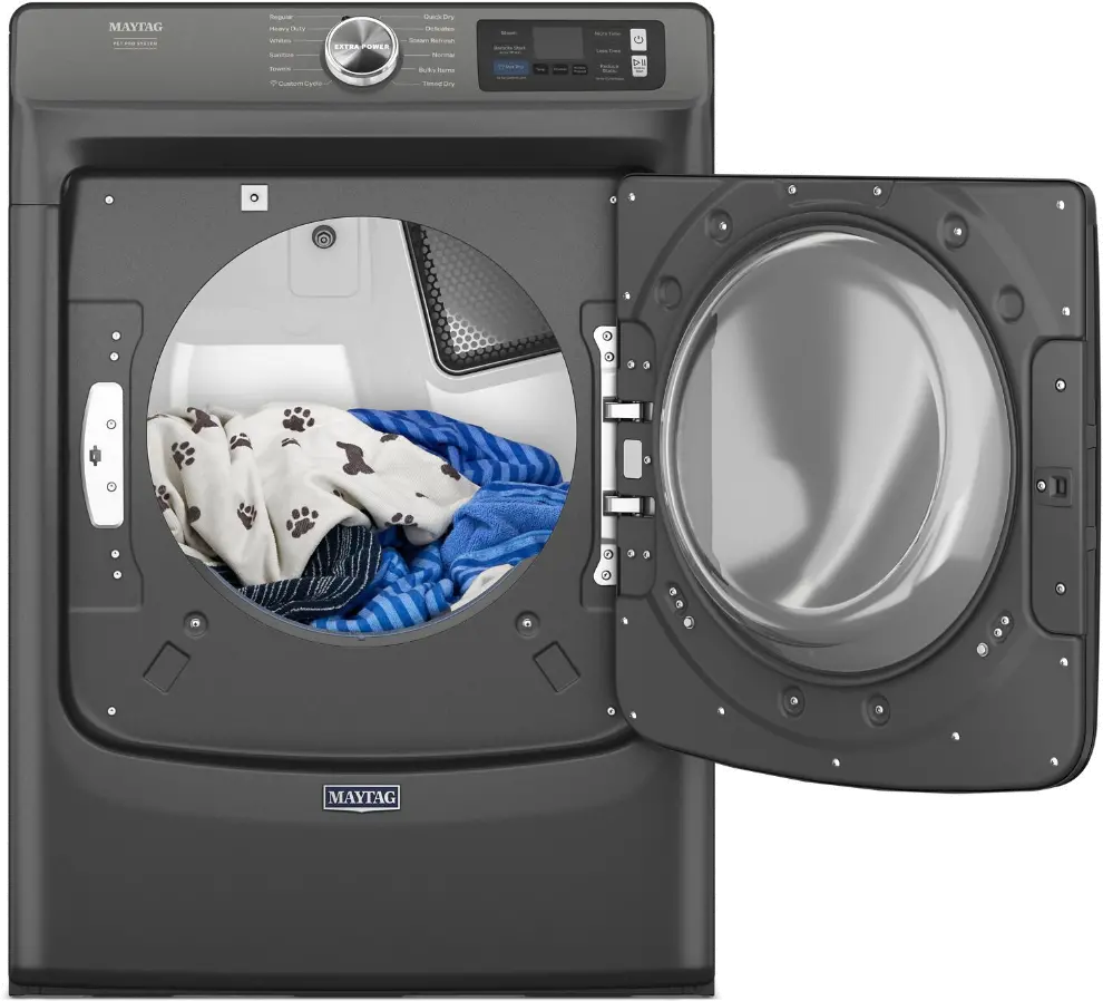 MGD7020RU Maytag 7.4 Cu Ft Smart Pet Pro Gas Dryer - Volcano Black-4