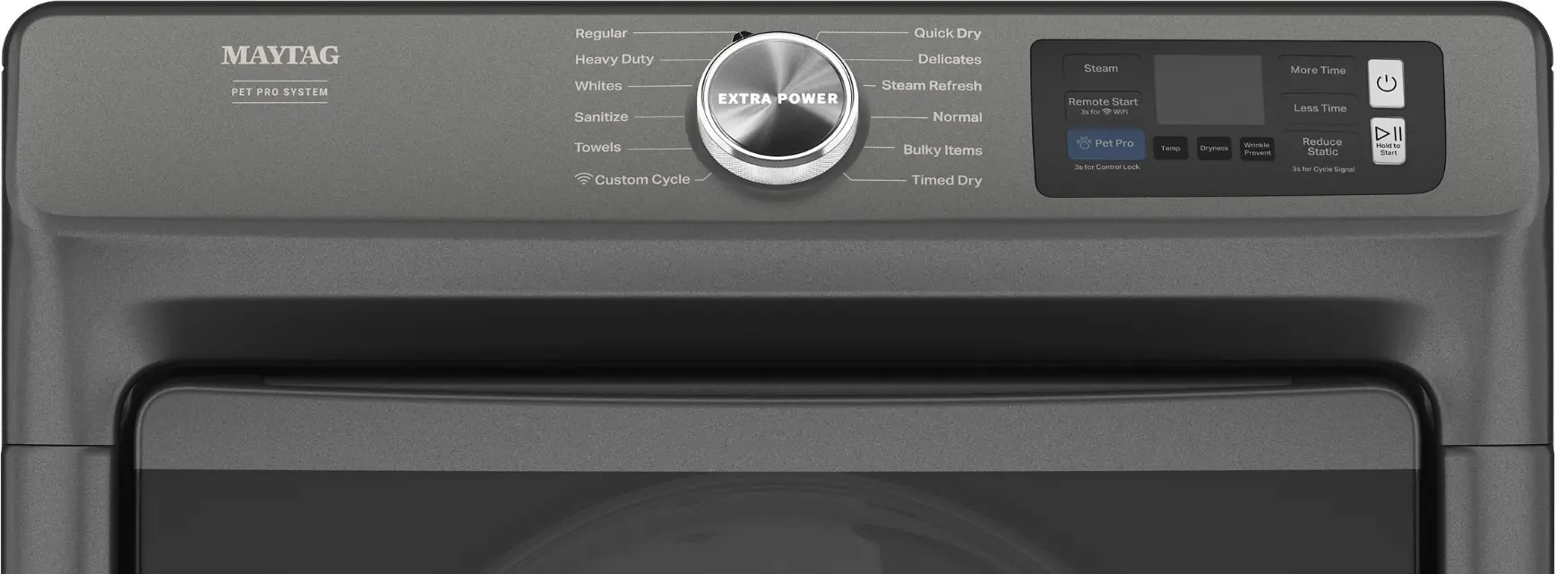 MGD7020RU Maytag 7.4 Cu Ft Smart Pet Pro Gas Dryer - Volcano Black-5