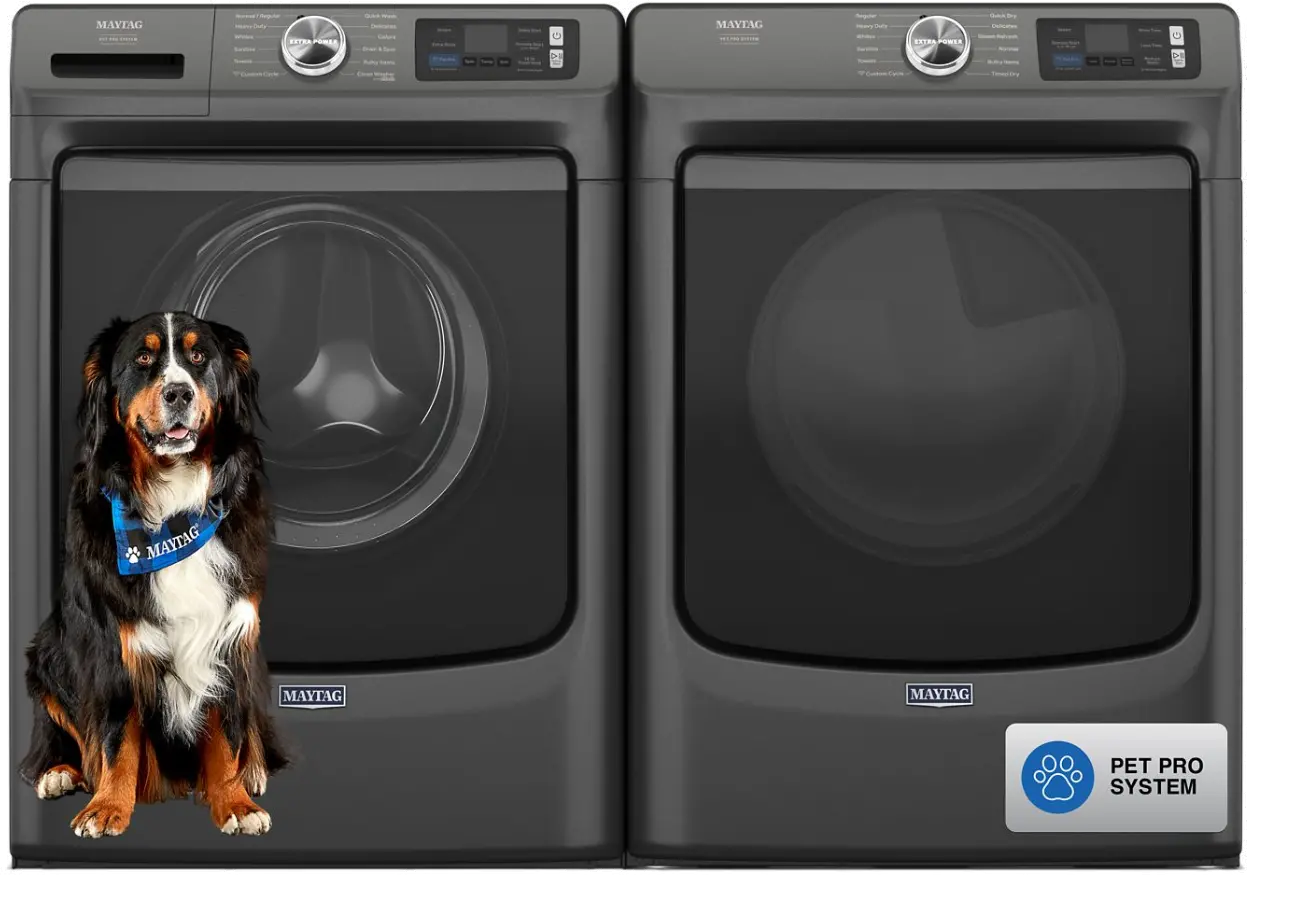MGD7020RU Maytag 7.4 Cu Ft Smart Pet Pro Gas Dryer - Volcano Black-7