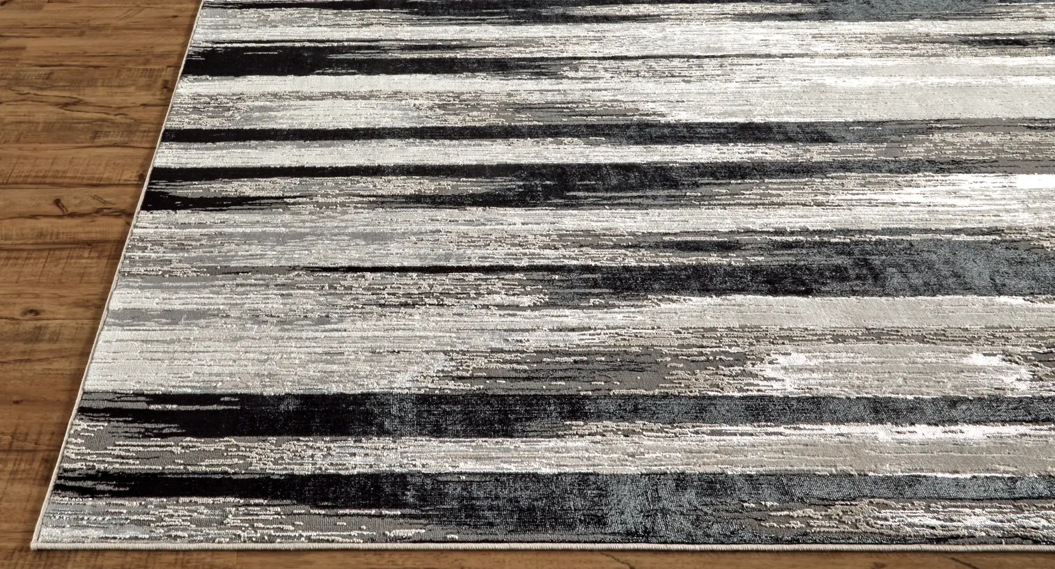 Micah 8 x 10 Black and Silver Area Rug-8