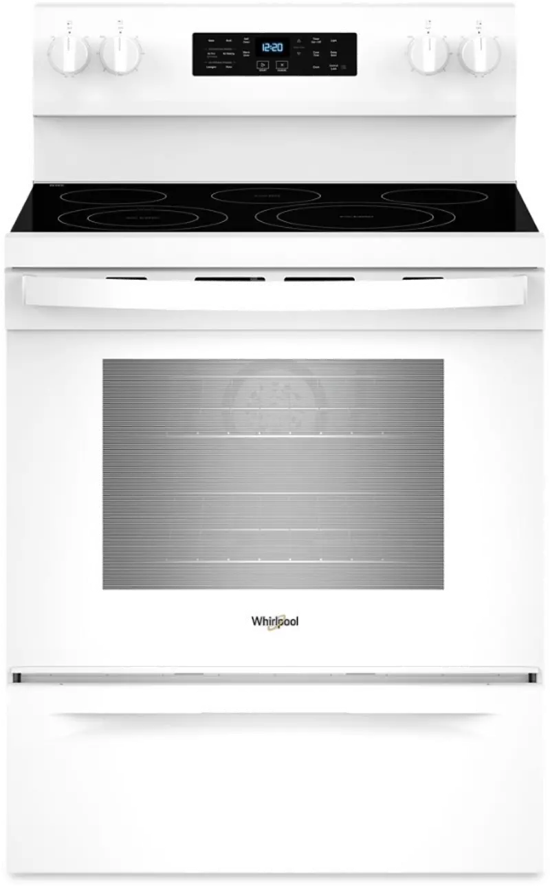 Whirlpool 5.3 Cu Ft Single Oven Electric Range - White