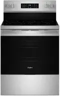 WFES5030RZ Whirlpool 5.3 Cu Ft Single Oven Electric Range - Fingerprint Resistant Stainless Steel