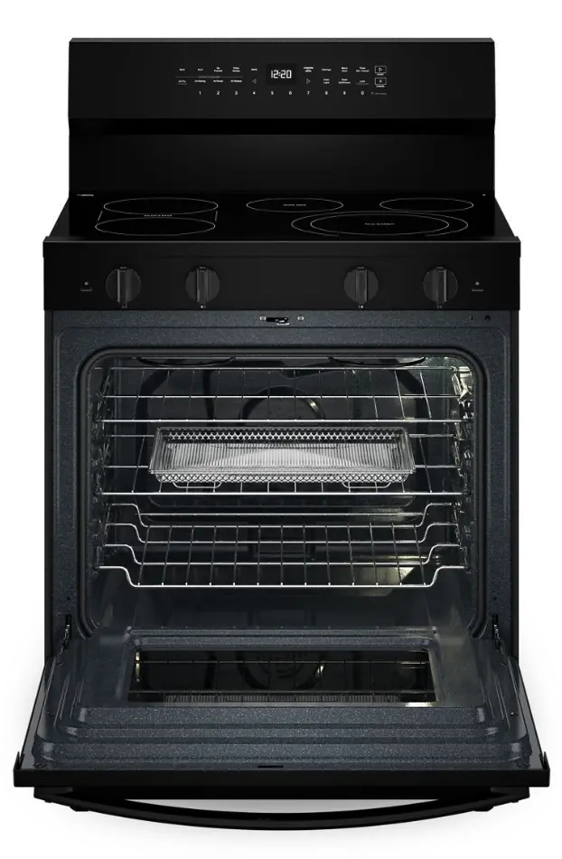 WFES7530RB Whirlpool 5.3 Cu Ft Single Oven Electric Range - Black-10