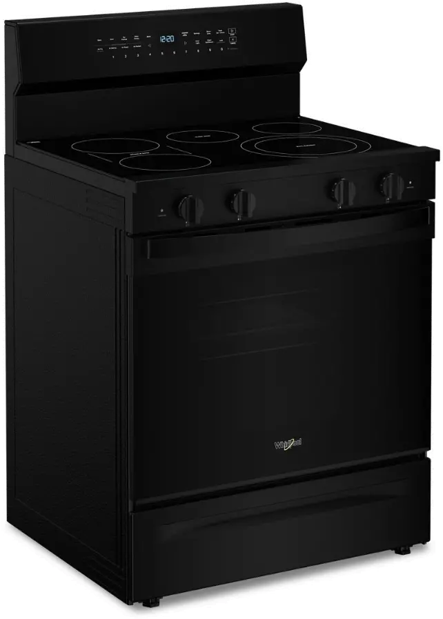WFES7530RB Whirlpool 5.3 Cu Ft Single Oven Electric Range - Black-12