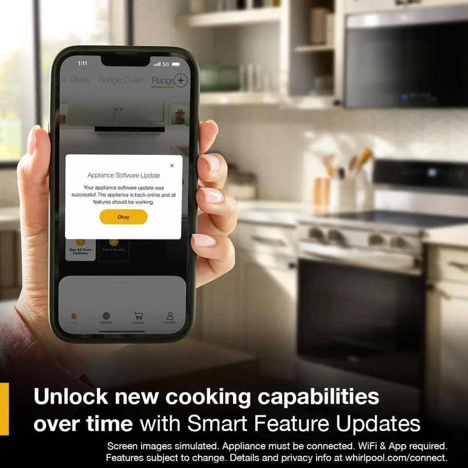 WFES7530RB Whirlpool 5.3 Cu Ft Single Oven Electric Range - Black-7