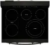 WFES7530RV Whirlpool 5.3 Cu Ft Single Oven Electric Range - Black Stainless Steel