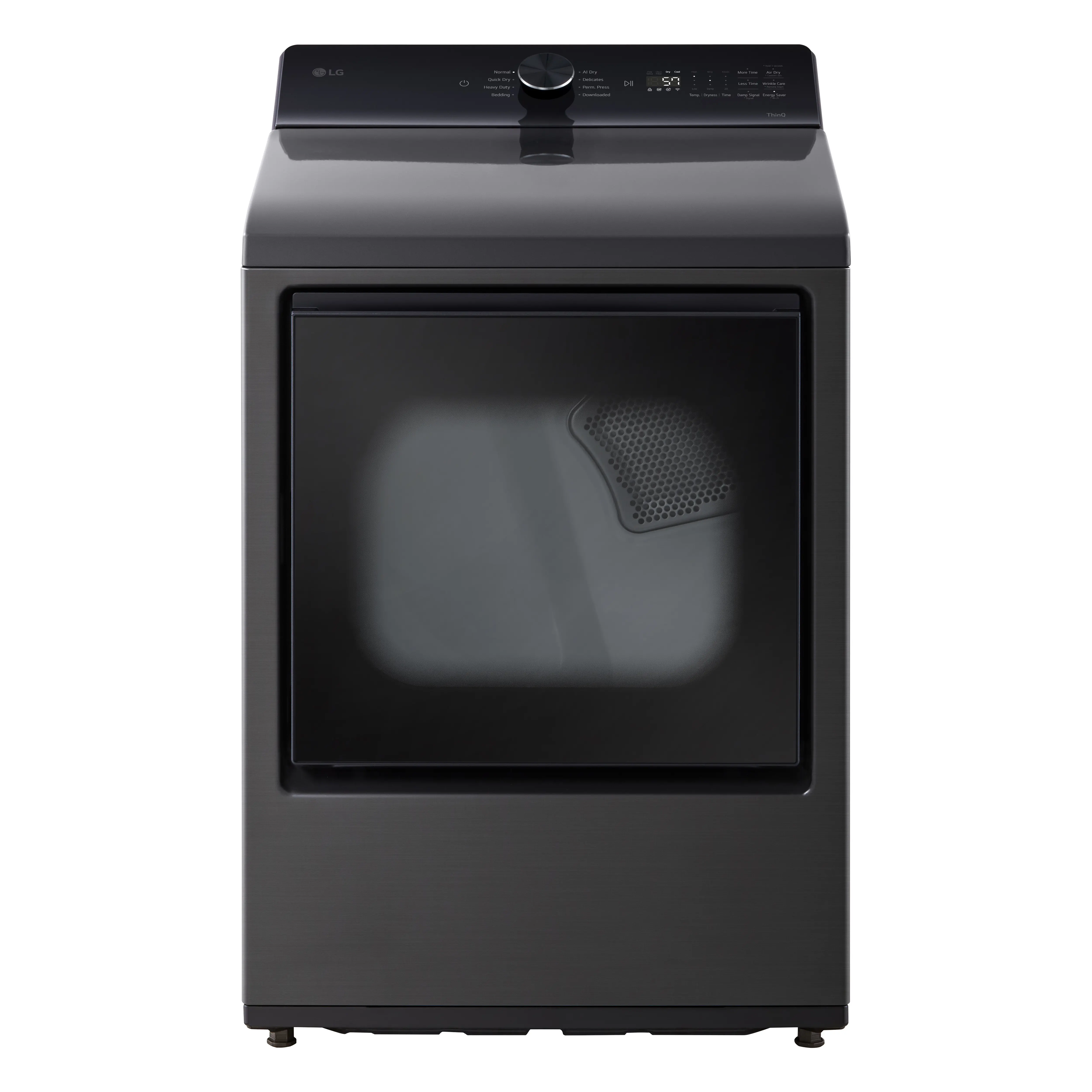DLG8201L LG 7.3 Cu Ft Gas Dryer - Black-1