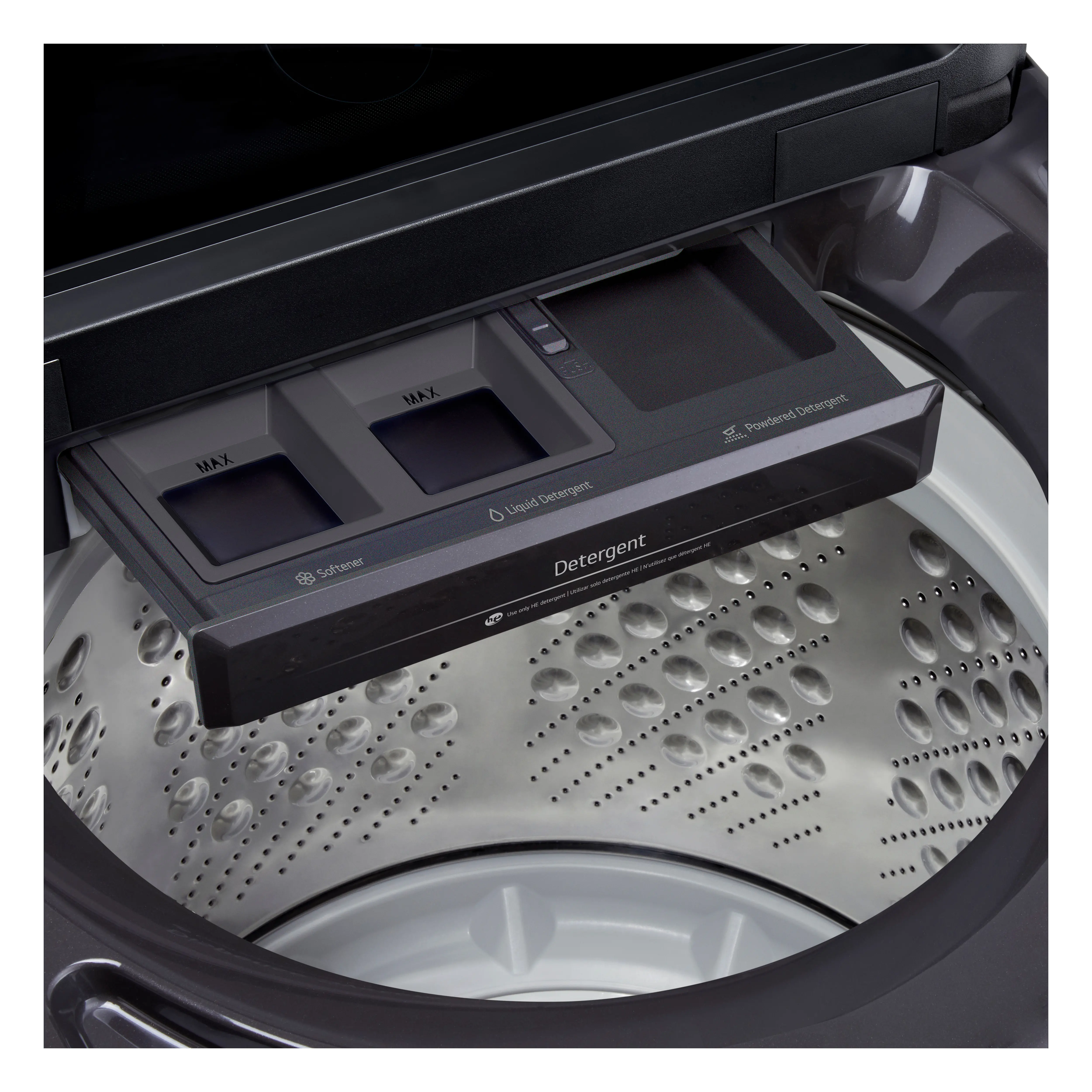 WT8200CL LG 5.0 Cu Ft Top Load Washer with Impeller - Black-6