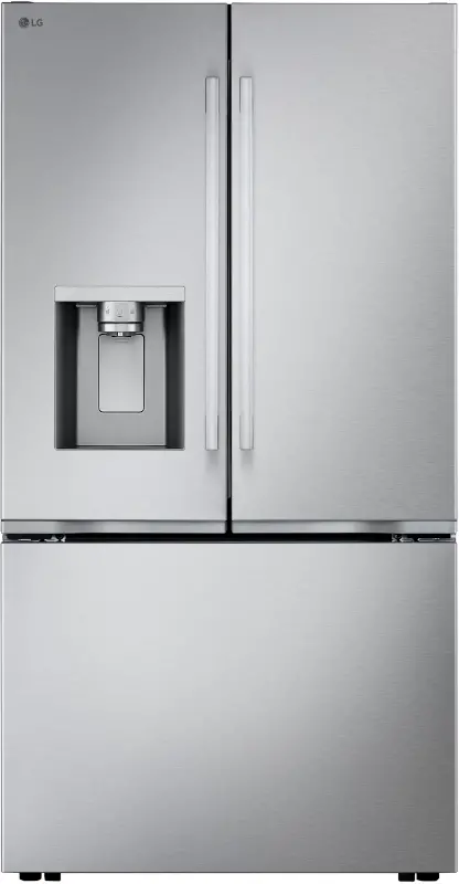 LF24Z6530S LG 24 Cu Ft French Door Refrigerator - Counter Depth Stainless Steel-1