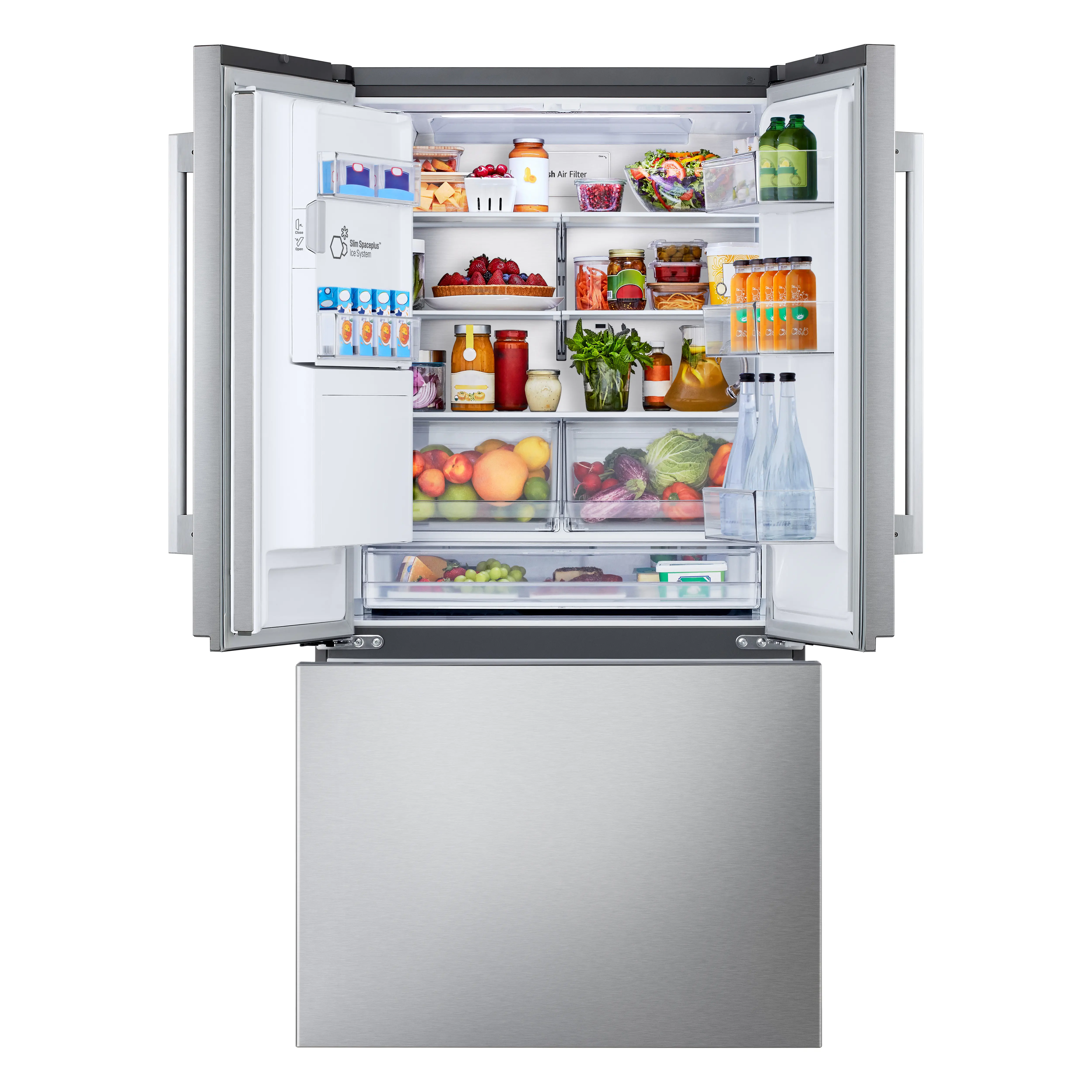 LF24Z6530S LG 24 Cu Ft French Door Refrigerator - Counter Depth Stainless Steel-10