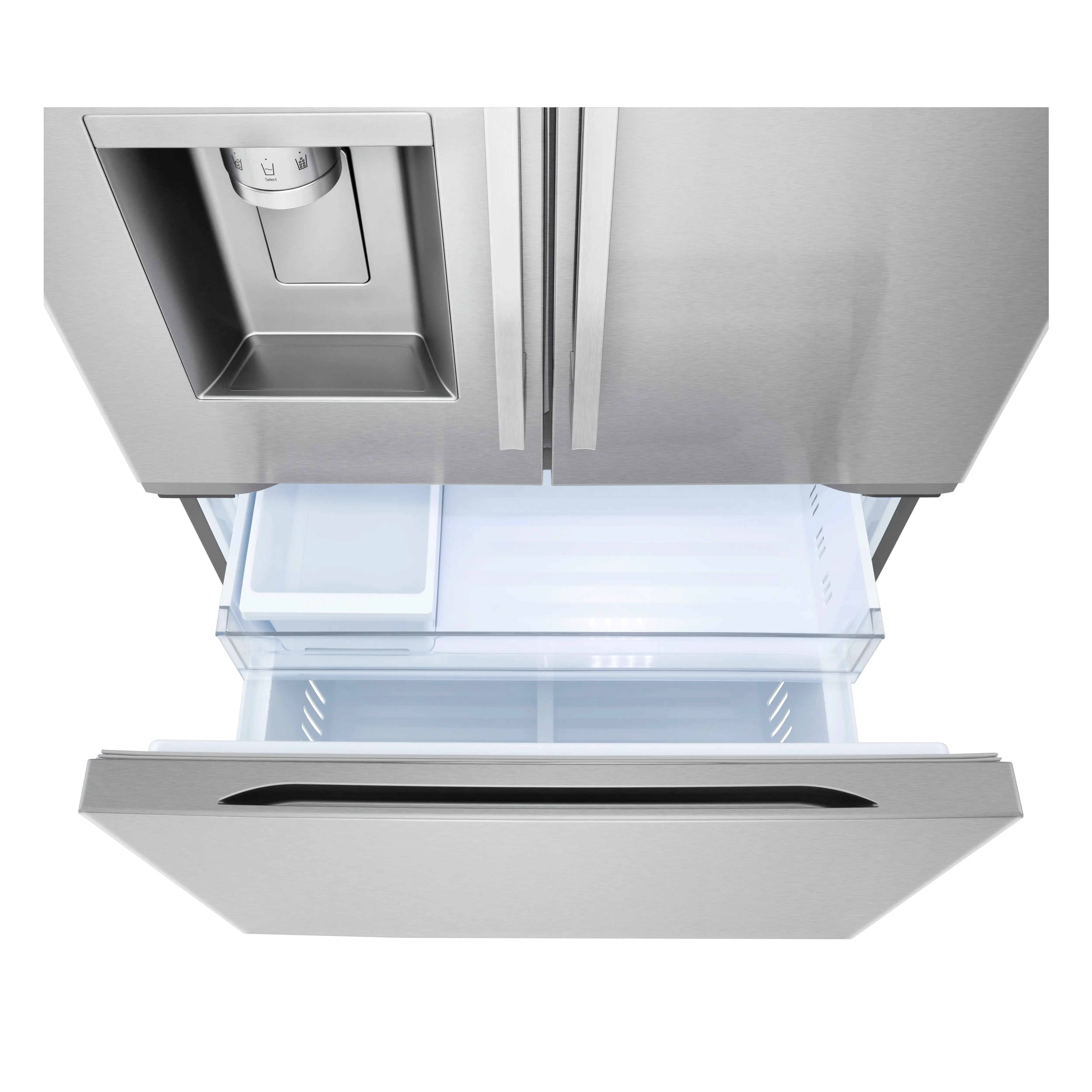 LF24Z6530S LG 24 Cu Ft French Door Refrigerator - Counter Depth Stainless Steel-14